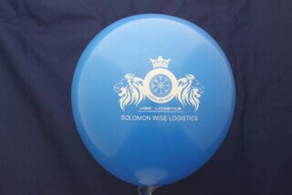 цветные шарики с логотипом