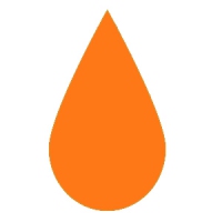 GS 0335LB Краска шелк Оранжевая 1л