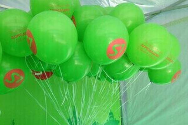 брендированные воздушные шарики