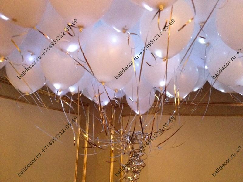 Светодиодные шары украшение на свадьбу