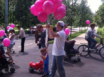 Промо-акция - раздача шаров в парке Сокольники