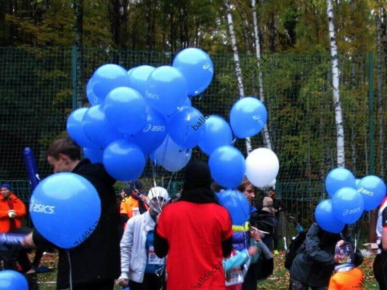 Нанесение логотипа на воздушные шары в Москве