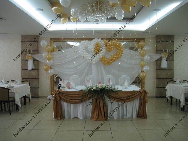 Оформления шарами на свадьбу в ресторане Кариночка - BallDecor