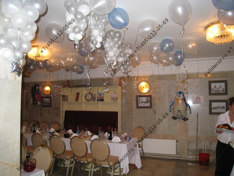 Оформление шарами ресторана в Третьяковской Галерее - BallDecor