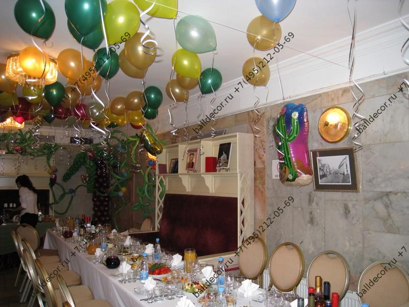 Украшение шарами ресторана в Третьяковской Галерее - BallDecor