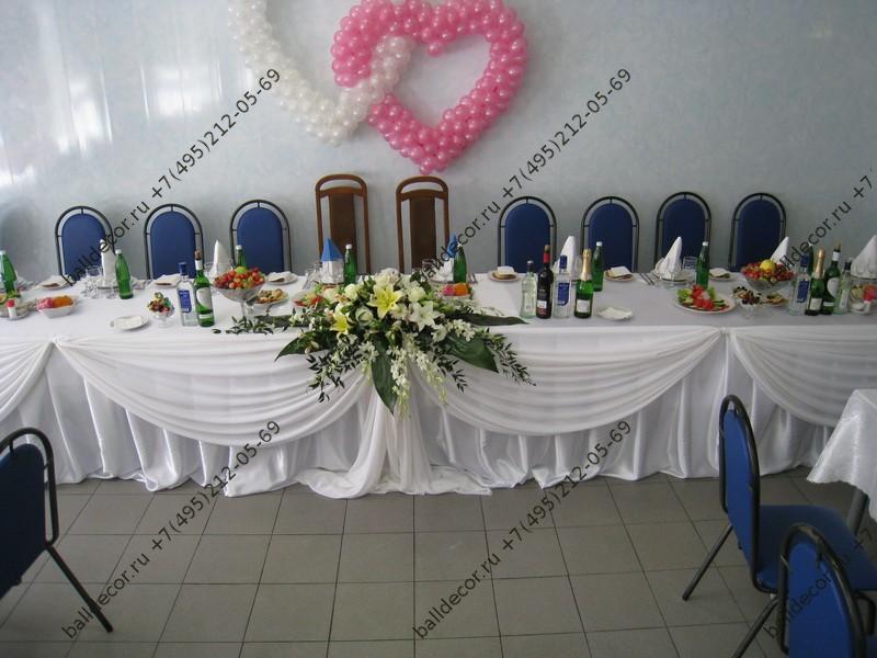 Оформление столовой на свадьбу - BallDecor