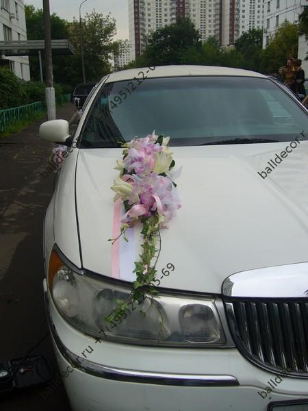 Примеры украшения свадебных машин шарами - BallDecor