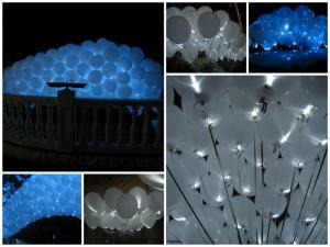 светодиодные шарики на свадьбу москва