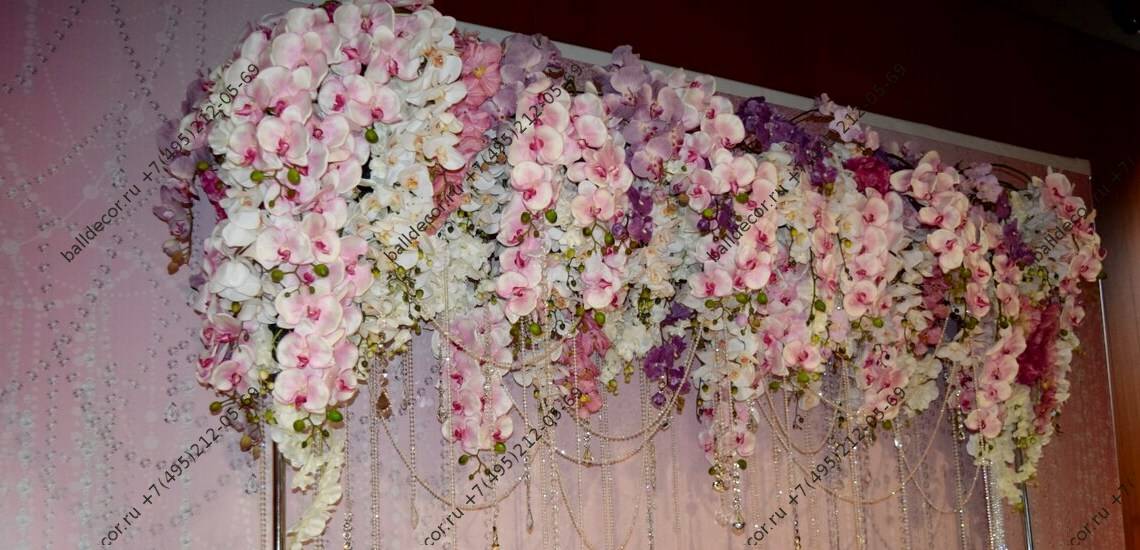 украшение свадеб цветами