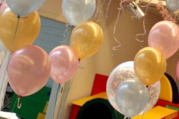 оформление шарами детского сада