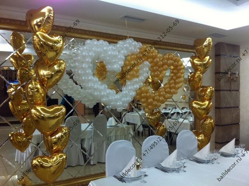 Украшение шарами на свадьбу фото - BallDecor