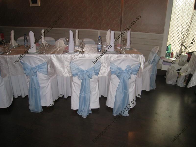 украшение тканями на свадьбу