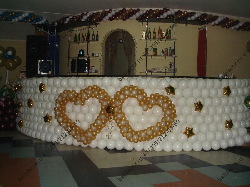 Украшение свадьбы воздушными шарами фото - BallDecor