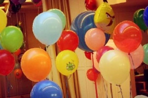 шарики на день рождения мужу