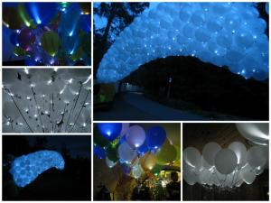 светящиеся воздушные шары с гелием
