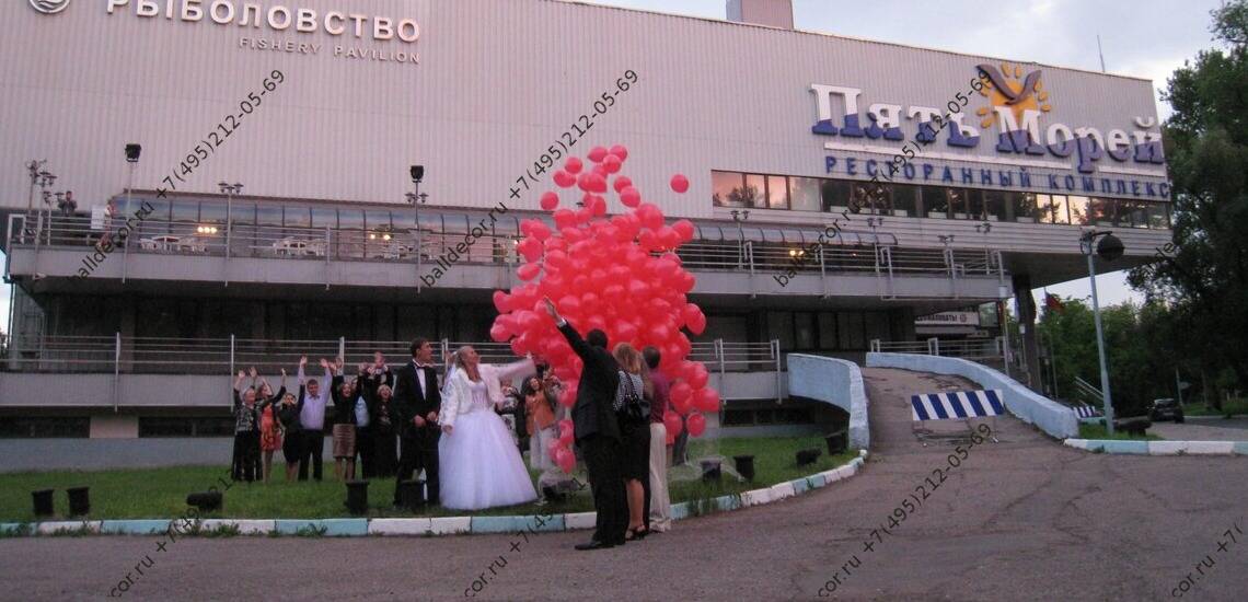 воздушные шары на свадьбу Москва