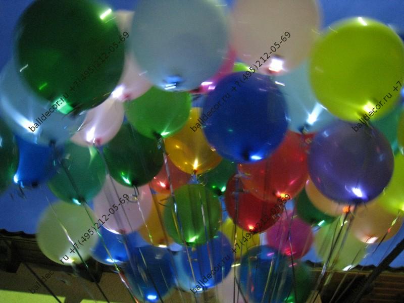 Светящиеся шары на детский праздник